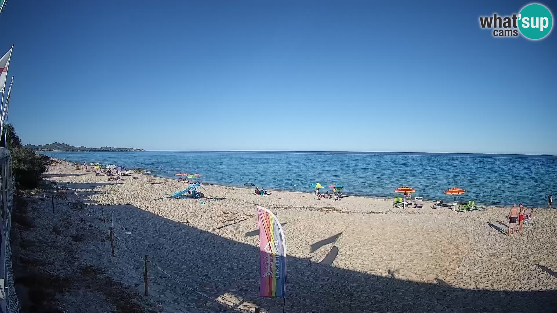 Webcam Piscina Rei – Vista live da Costa Rei, Muravera
