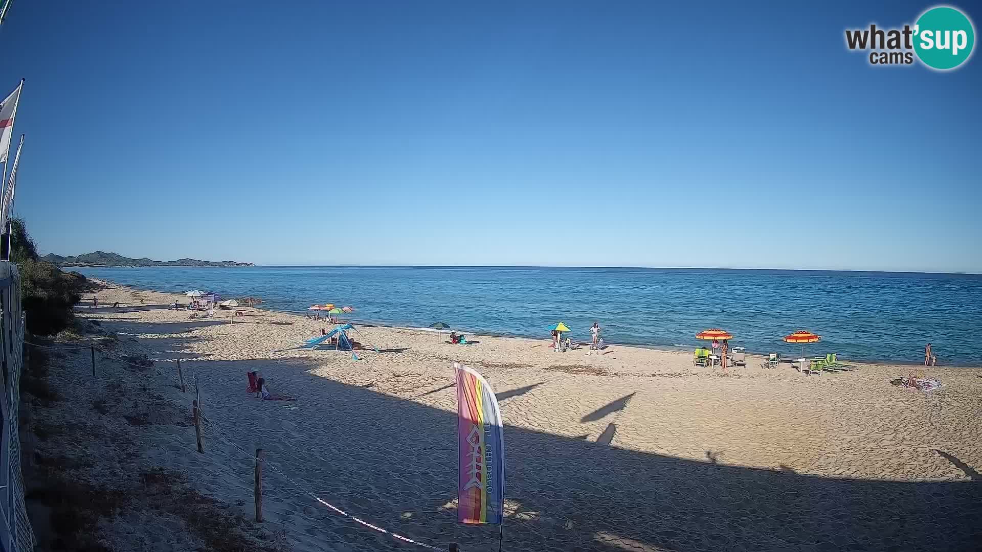 Spletna kamera Piscina Rei – Pogled v živo iz Costa Rei, Muravera