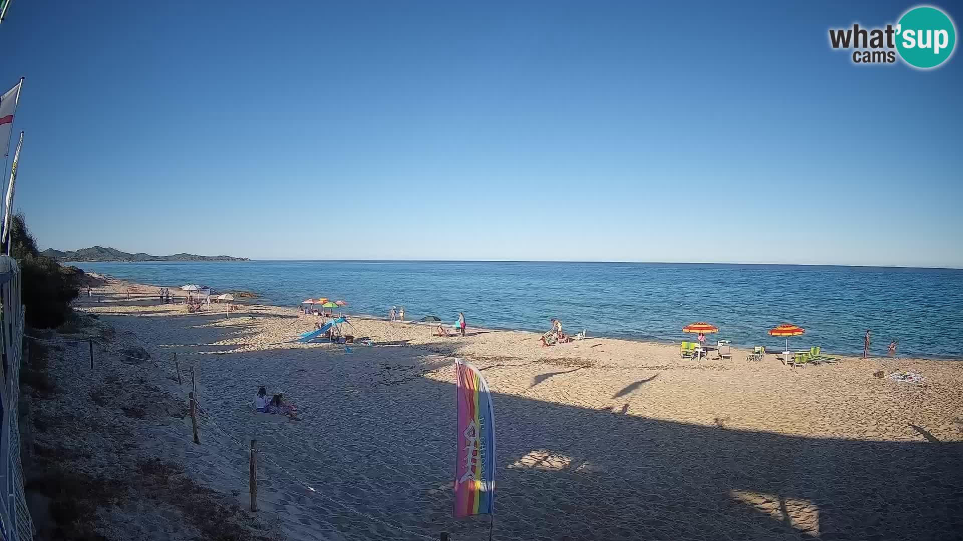 Web kamera Piscina Rei – Pogled uživo iz Costa Rei, Muravera