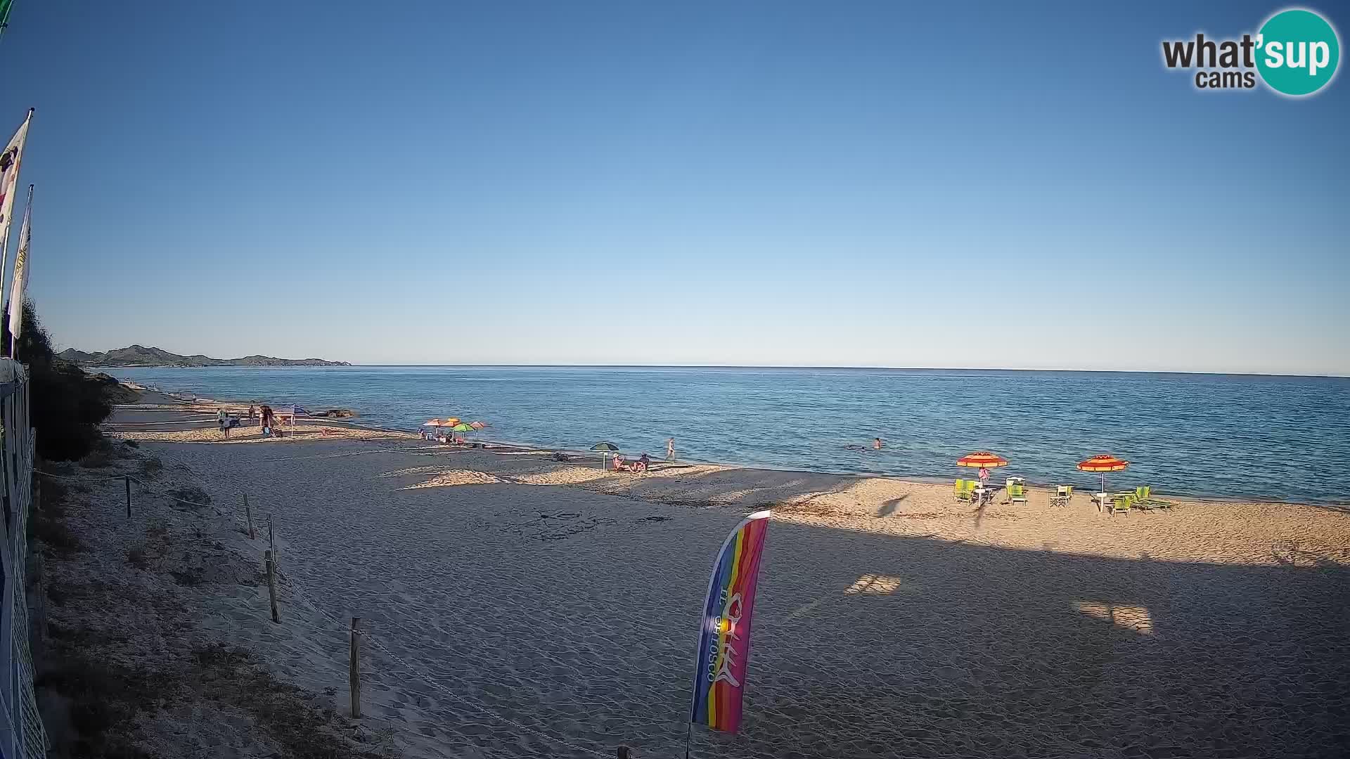 Web kamera Piscina Rei – Pogled uživo iz Costa Rei, Muravera