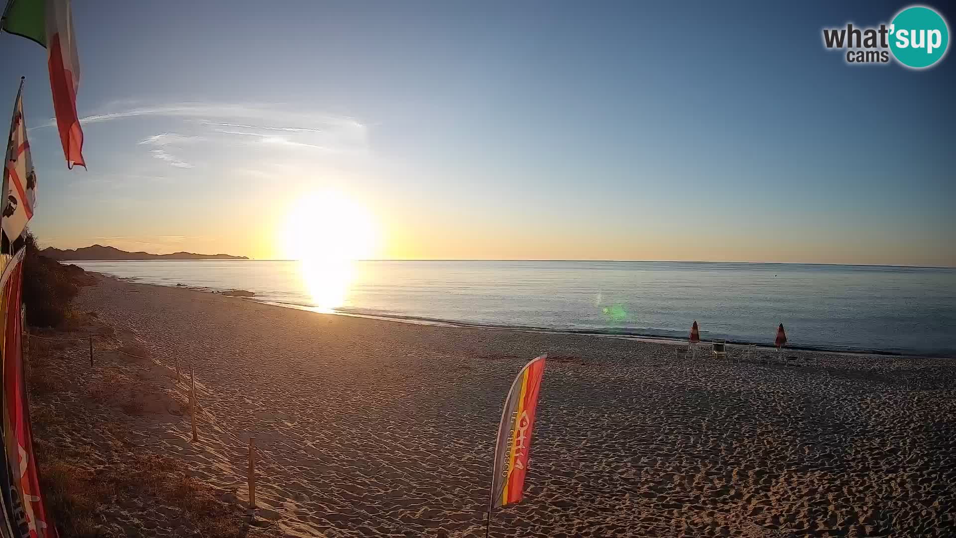 Webcam Piscina Rei – Vista live da Costa Rei, Muravera