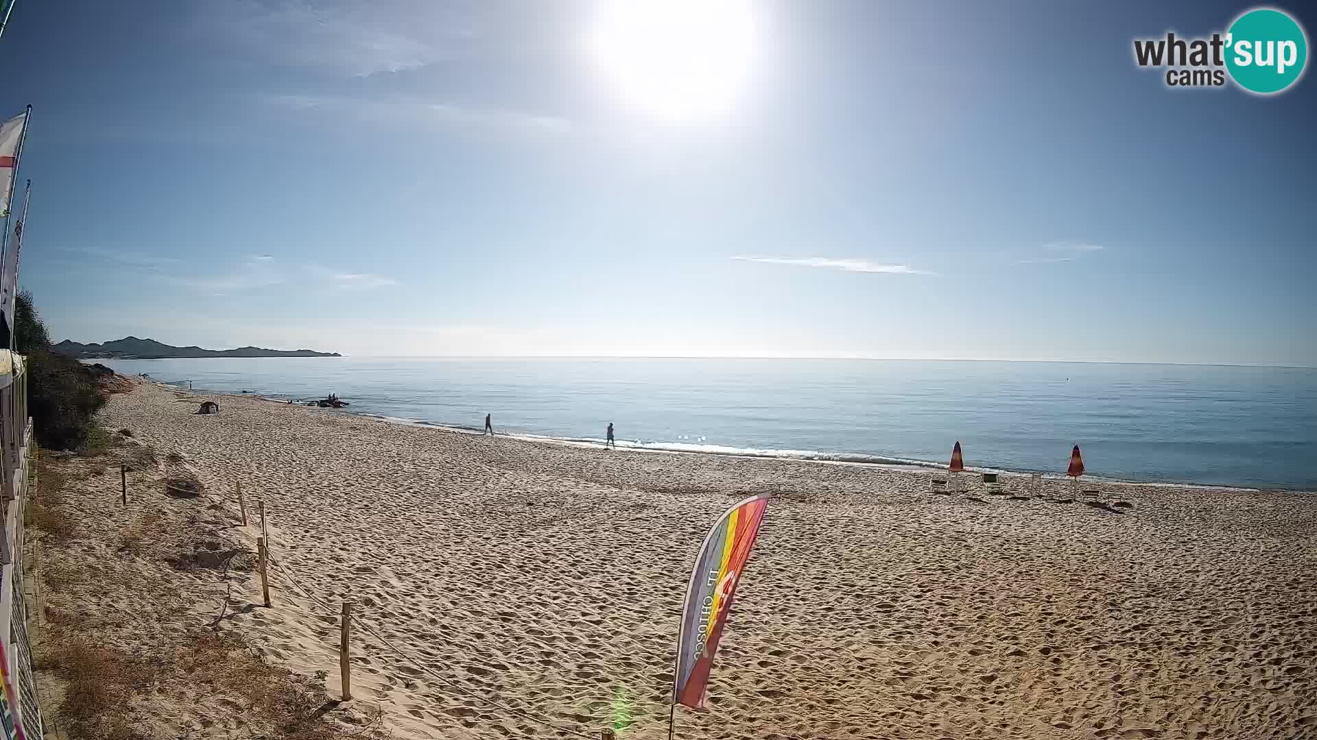 Webcam Piscina Rei – Vista live da Costa Rei, Muravera