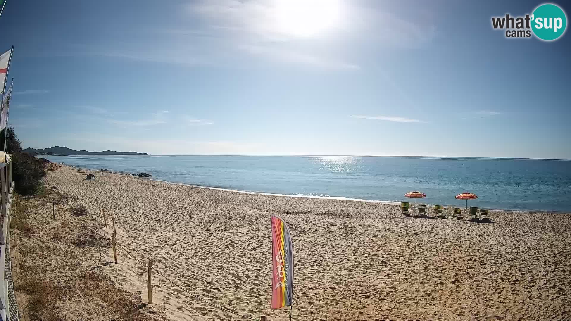 Webcam Piscina Rei – Vista live da Costa Rei, Muravera