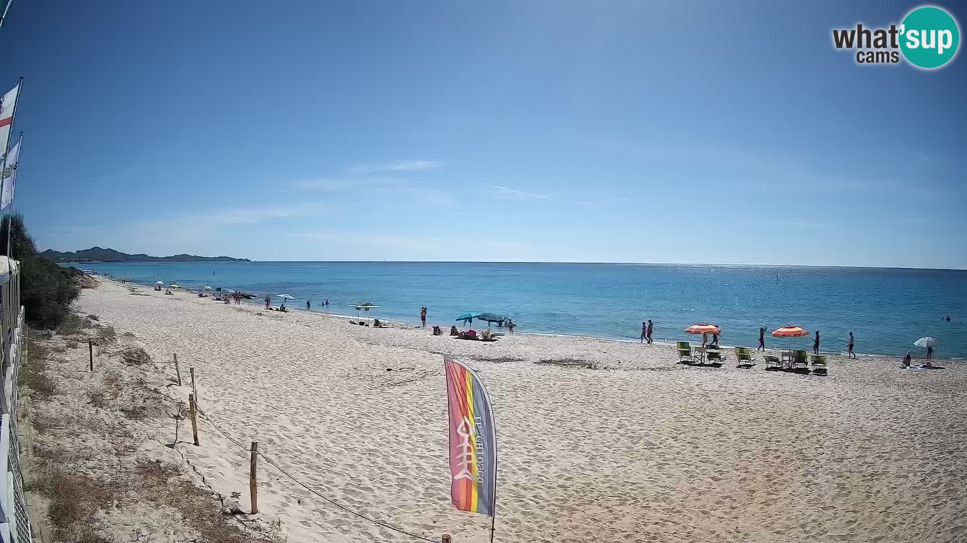 Webcam Piscina Rei – Vista live da Costa Rei, Muravera