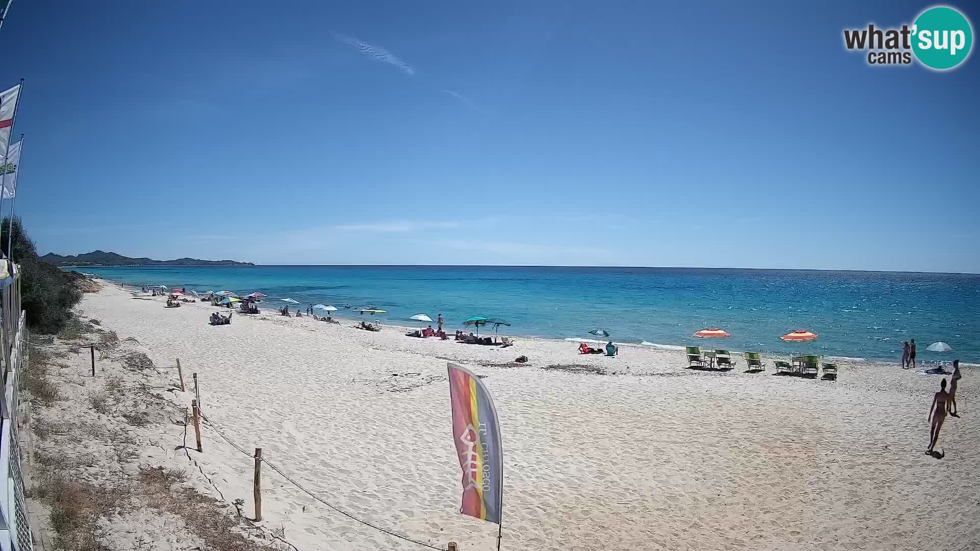 Webcam Piscina Rei – Vista live da Costa Rei, Muravera