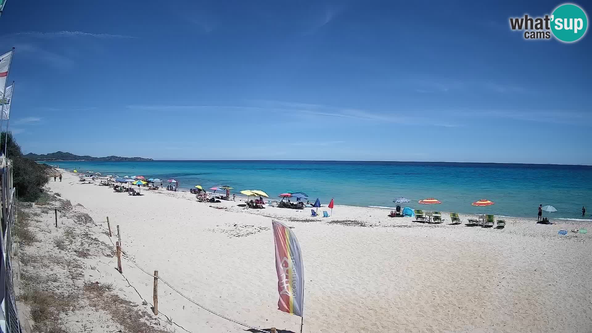 Webcam Piscina Rei – Vue en direct depuis Costa Rei, Muravera