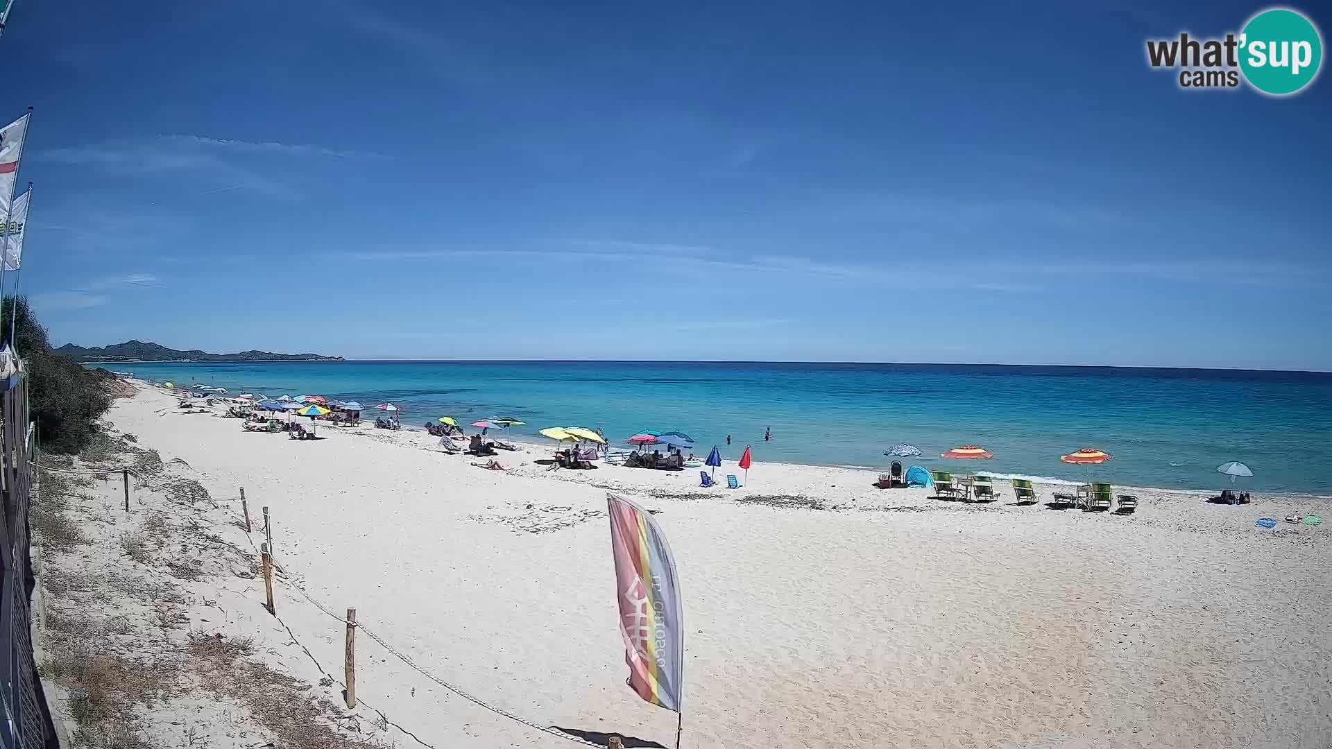 Webcam Piscina Rei – Vista en directo desde Costa Rei, Muravera