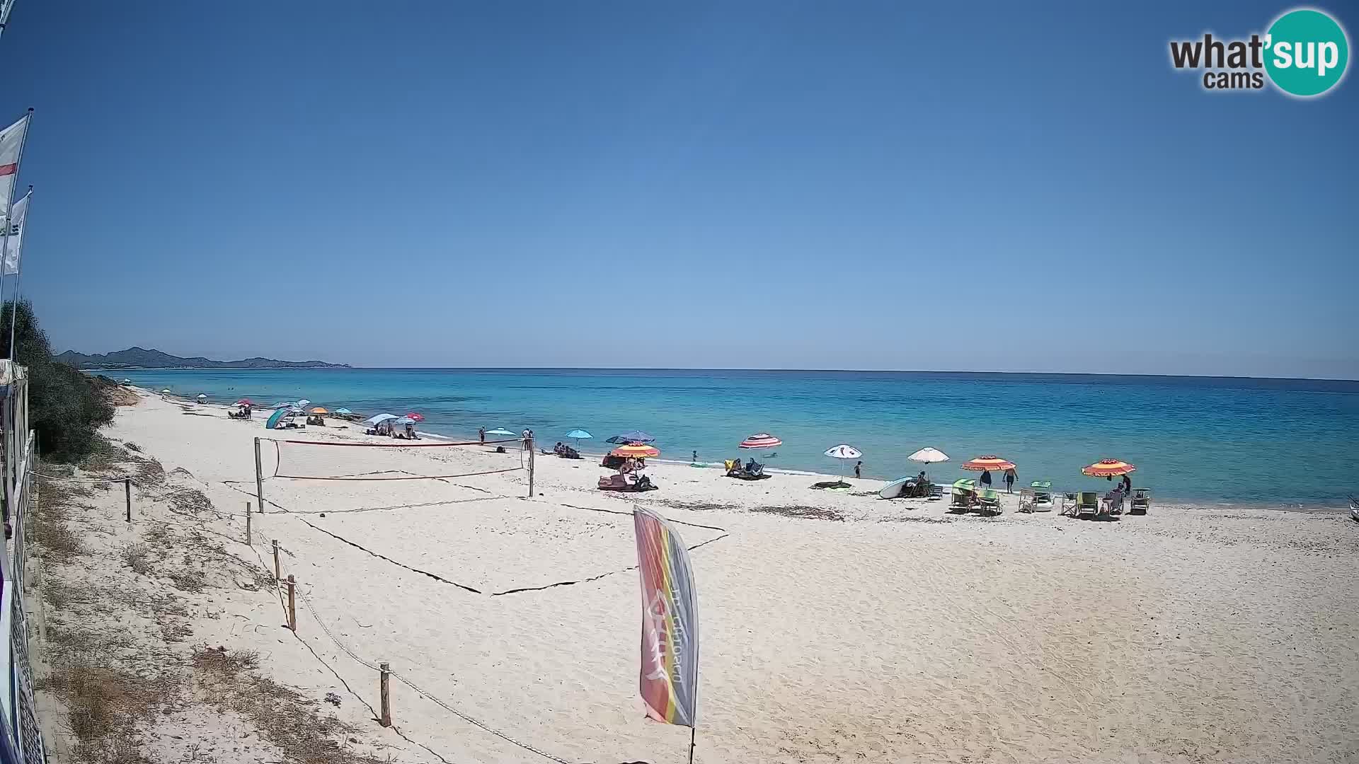 Webcam Piscina Rei – Vista en directo desde Costa Rei, Muravera