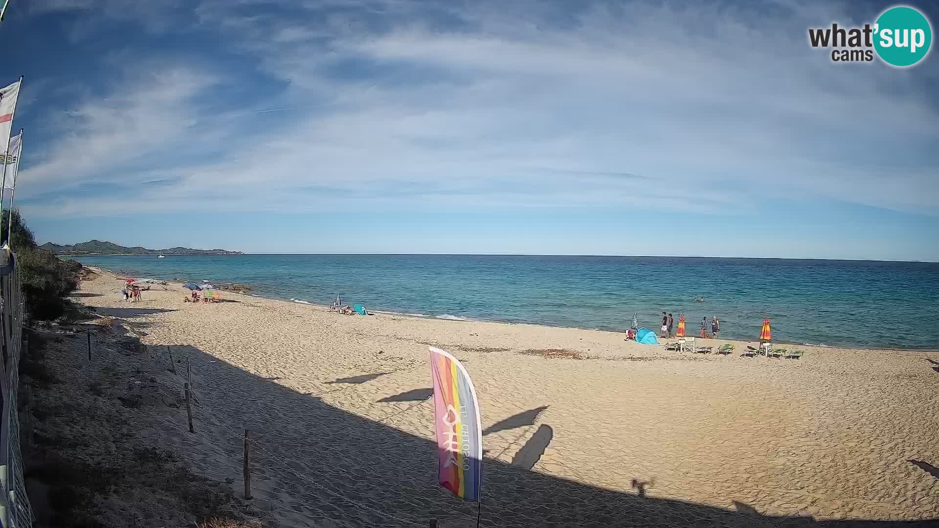 Webcam Piscina Rei – Vue en direct depuis Costa Rei, Muravera