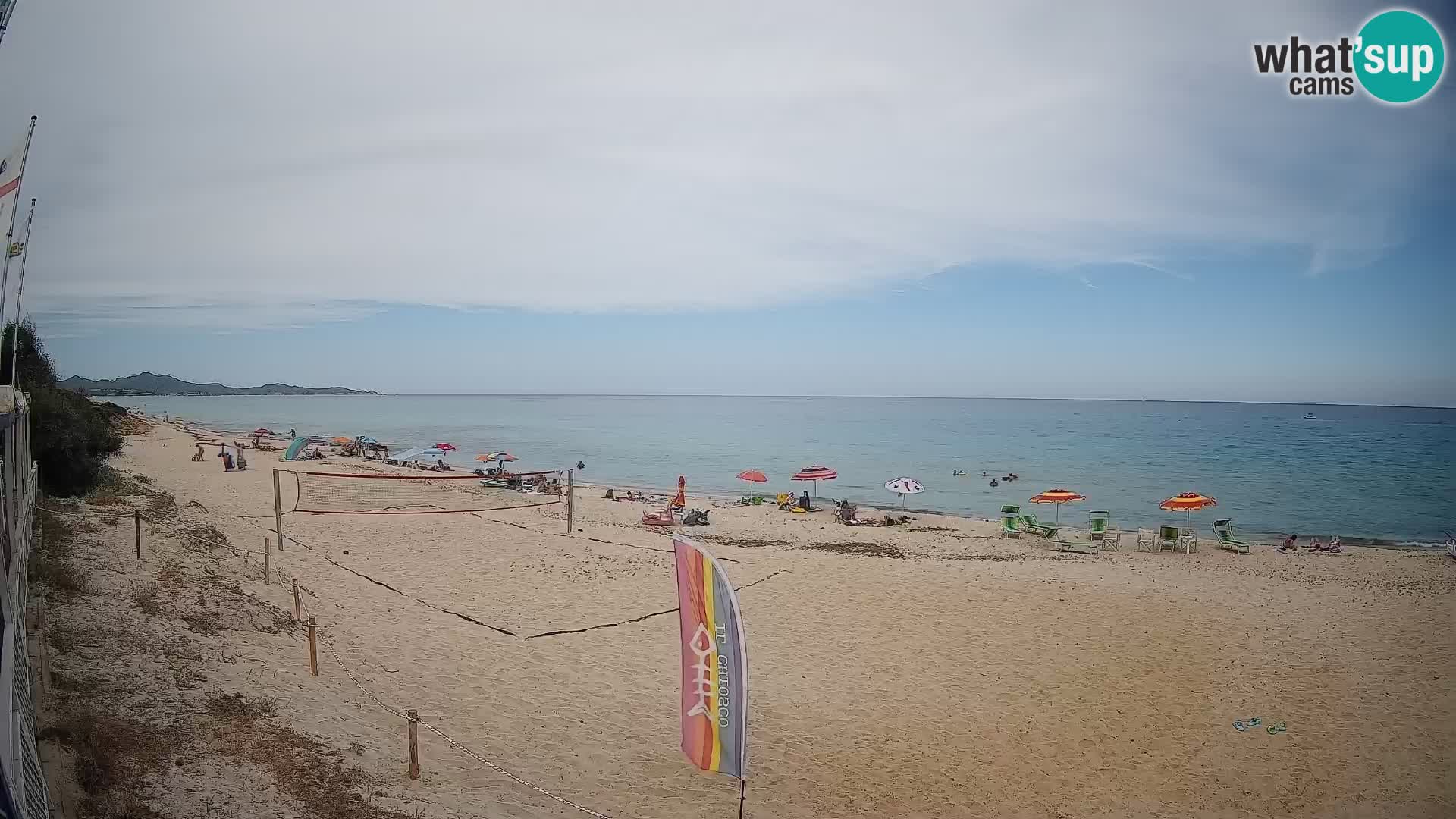 Webcam Piscina Rei – Vista live da Costa Rei, Muravera