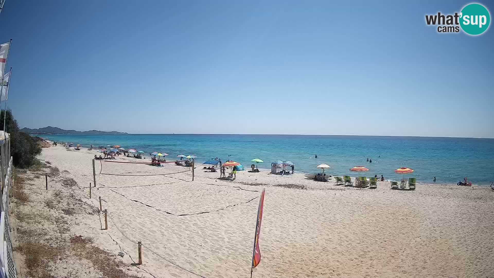 Webcam Piscina Rei – Vue en direct depuis Costa Rei, Muravera