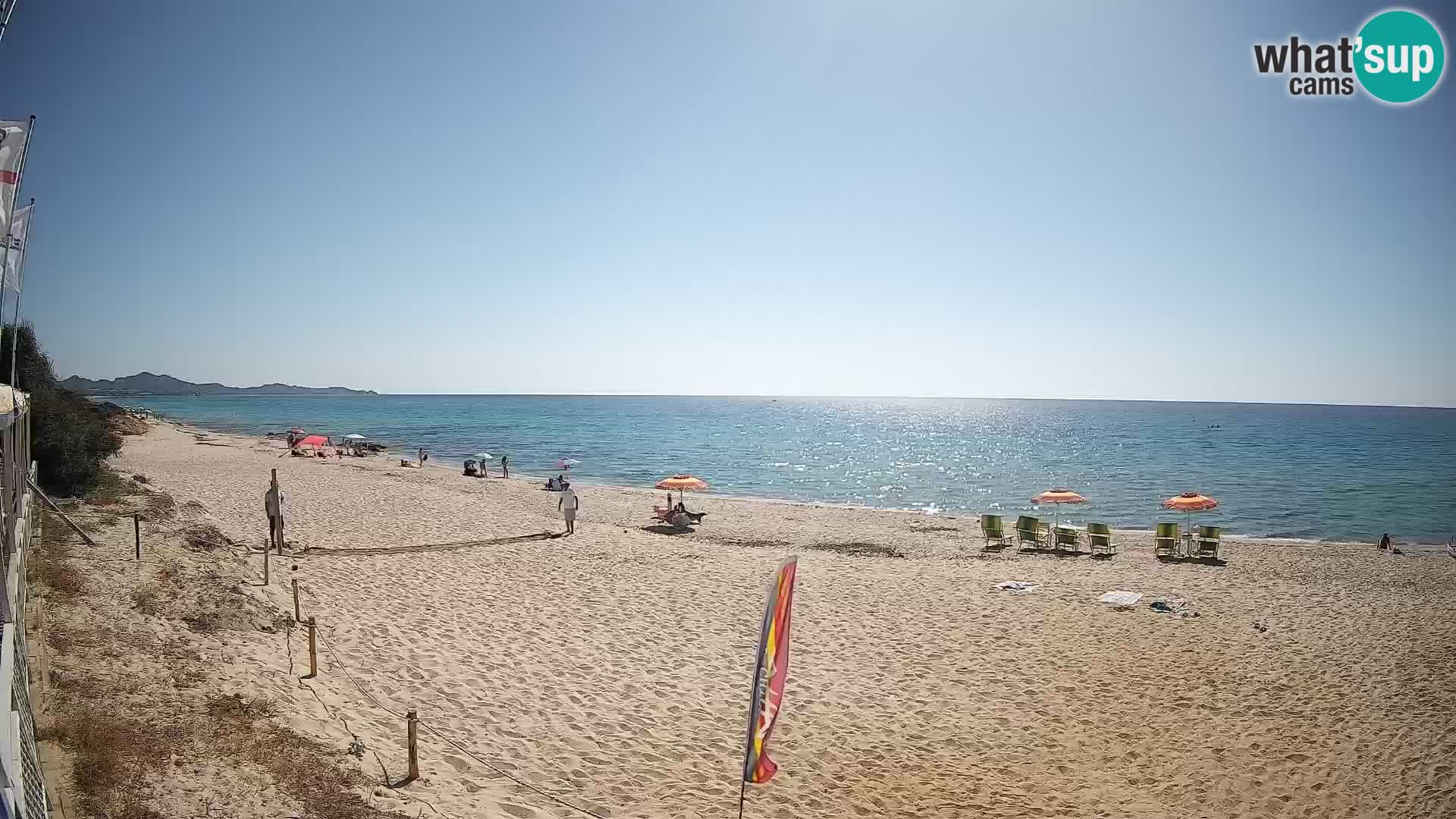 Webcam Piscina Rei – Vista live da Costa Rei, Muravera