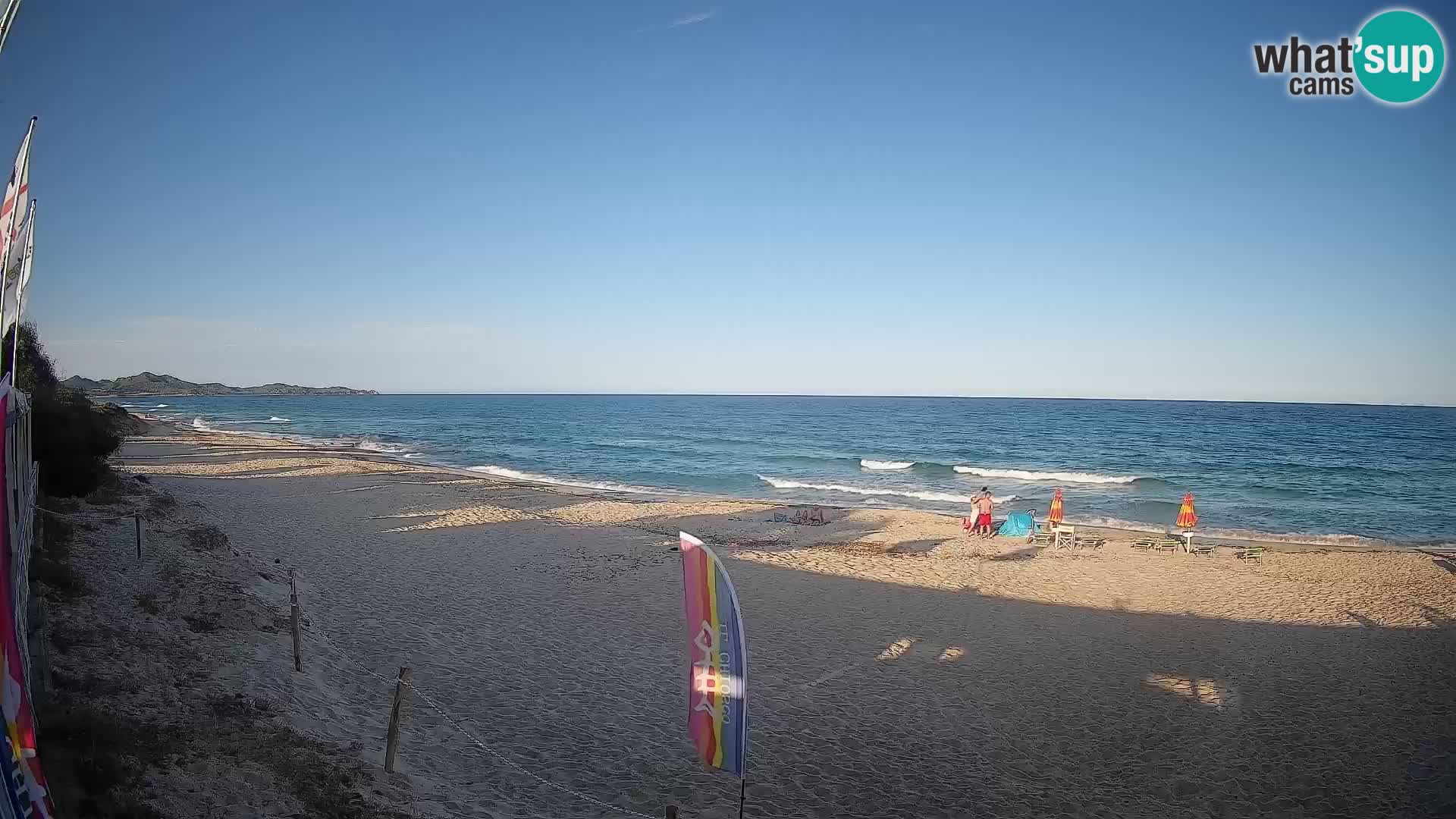 Webcam Piscina Rei – Vue en direct depuis Costa Rei, Muravera