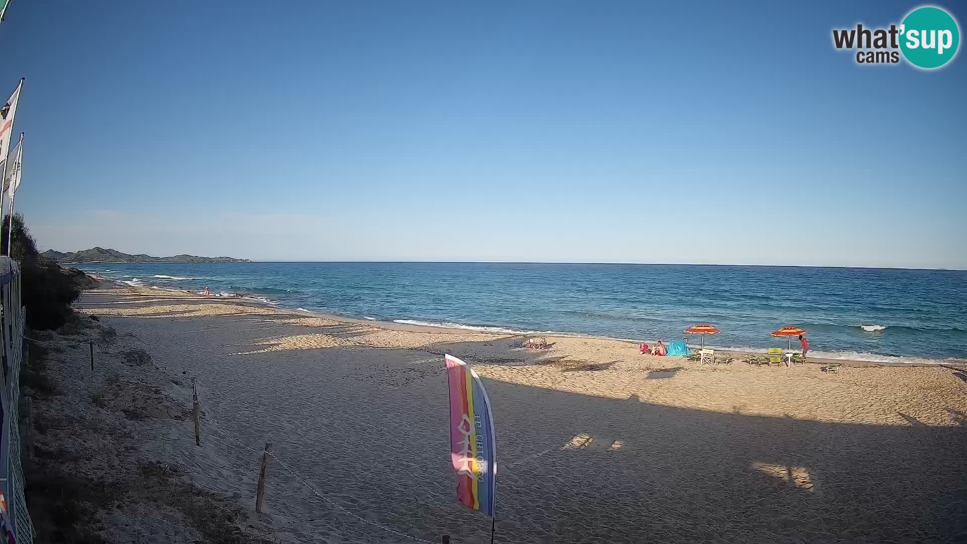 Webcam Piscina Rei – Vista live da Costa Rei, Muravera