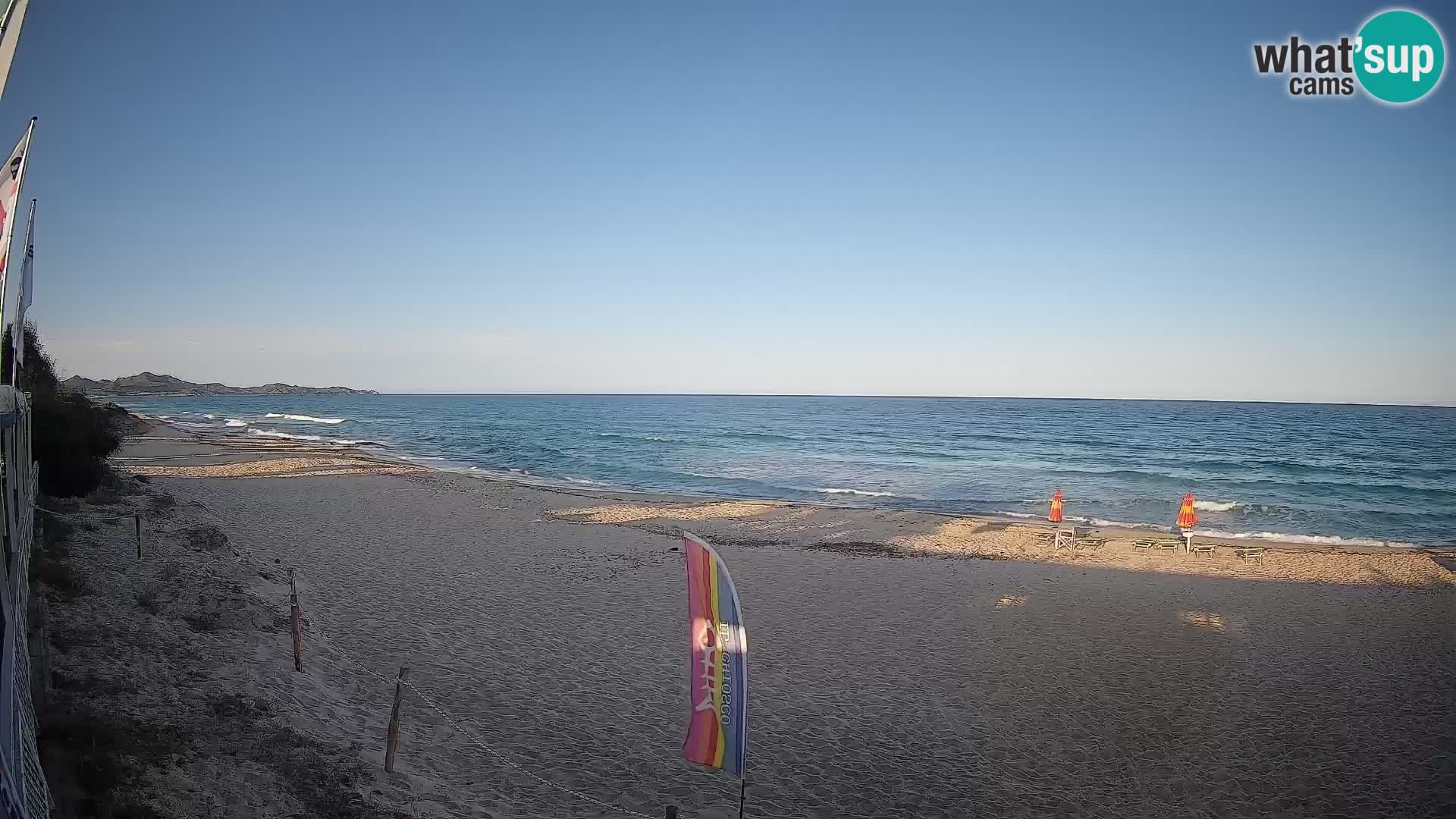Webcam Piscina Rei – Vista live da Costa Rei, Muravera