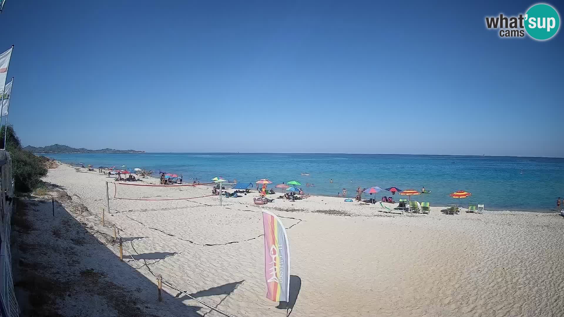 Webcam Piscina Rei – Vista live da Costa Rei, Muravera