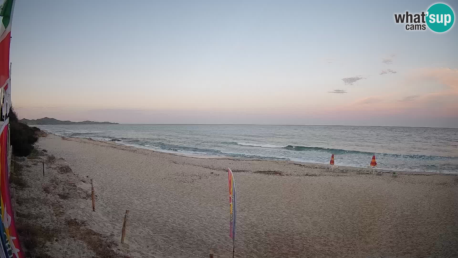 Webcam Piscina Rei – Vista live da Costa Rei, Muravera