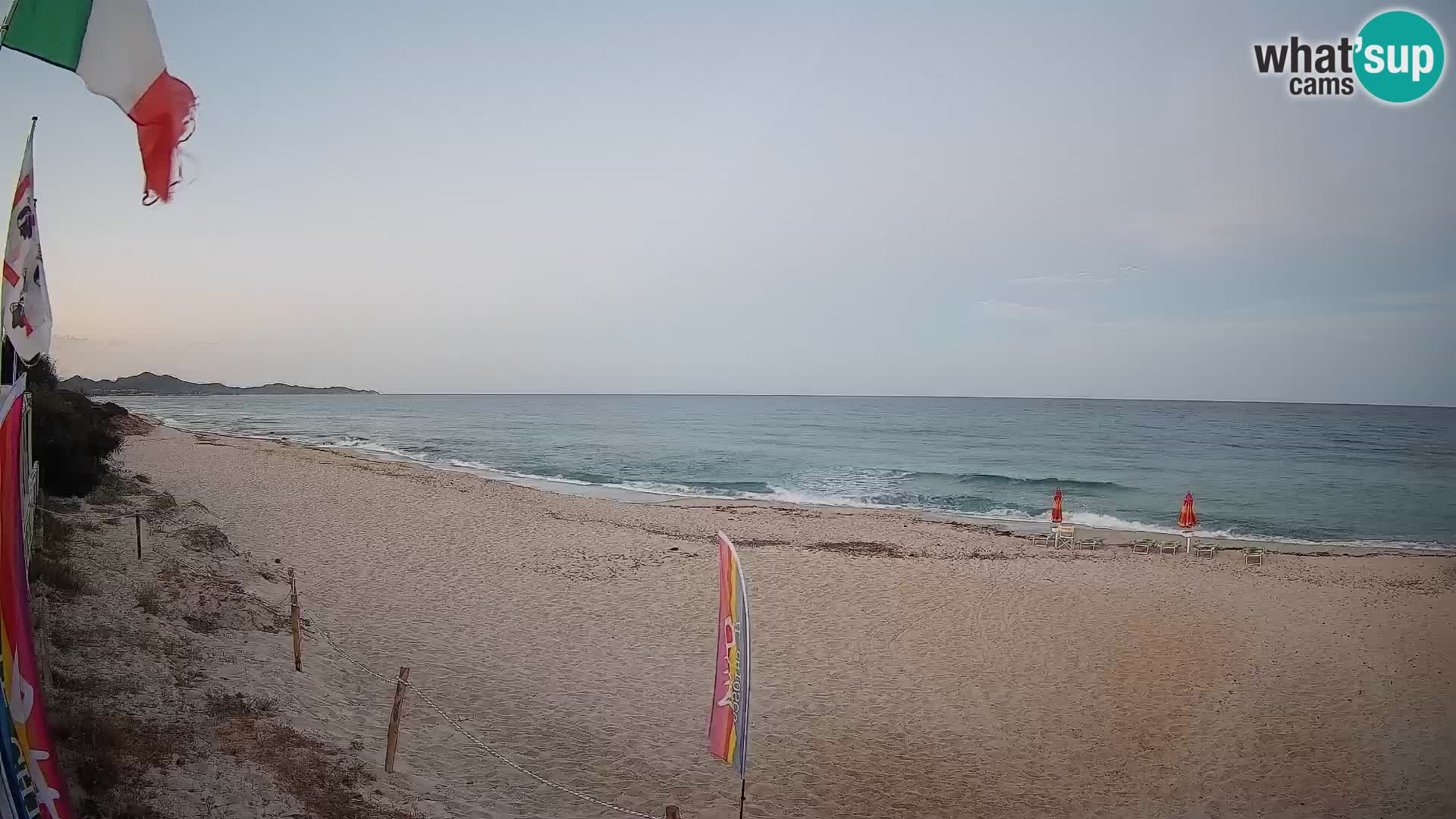 Webcam Piscina Rei – Vista live da Costa Rei, Muravera