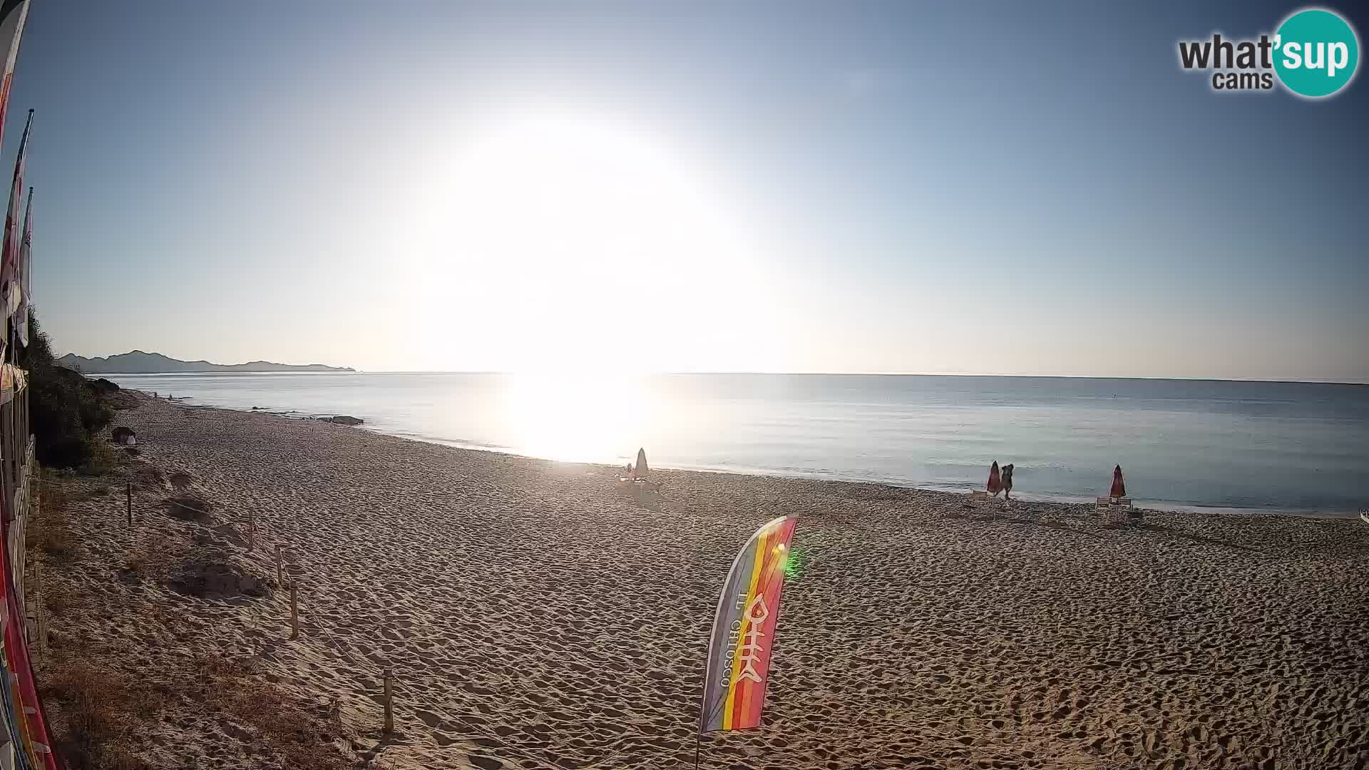 Webcam Piscina Rei – Vista live da Costa Rei, Muravera