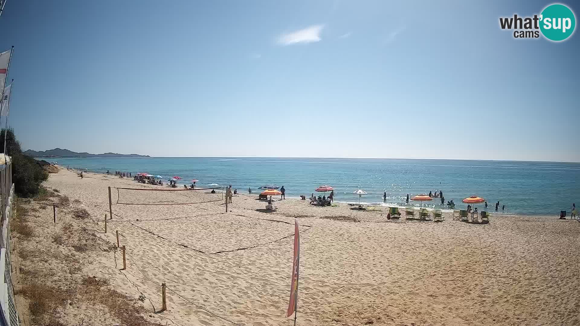 Webcam Piscina Rei – Vista live da Costa Rei, Muravera