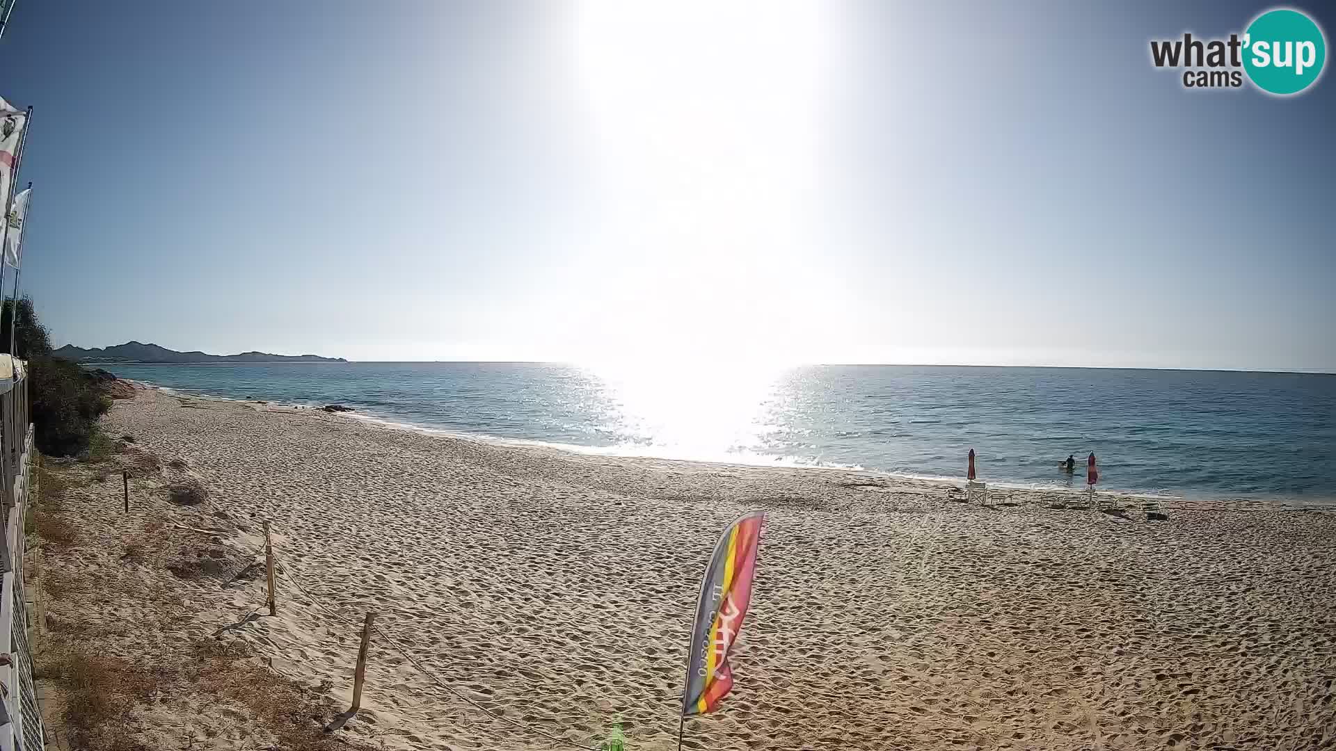 Webcam Piscina Rei – Vista live da Costa Rei, Muravera