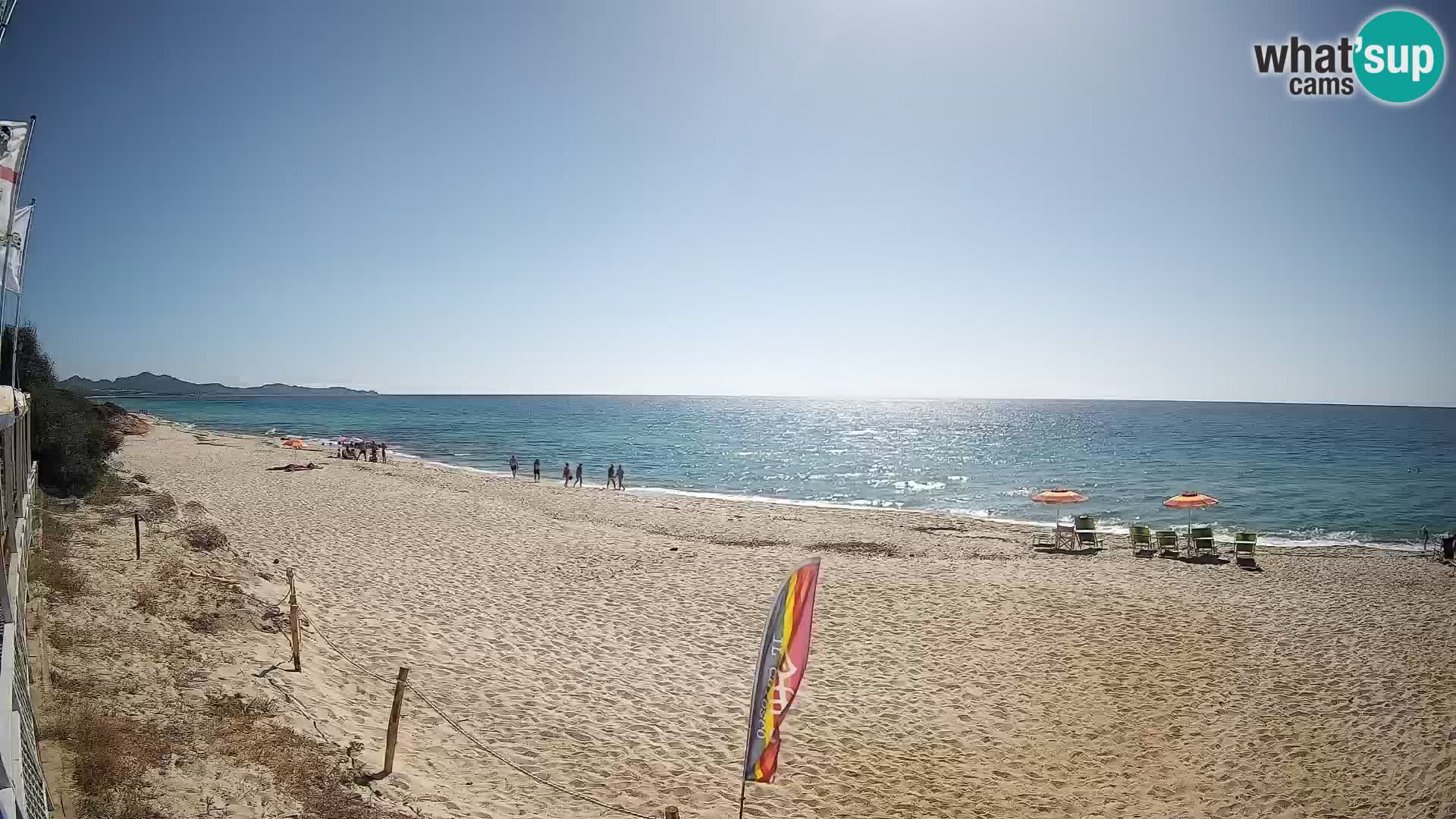 Webcam Piscina Rei – Vista live da Costa Rei, Muravera
