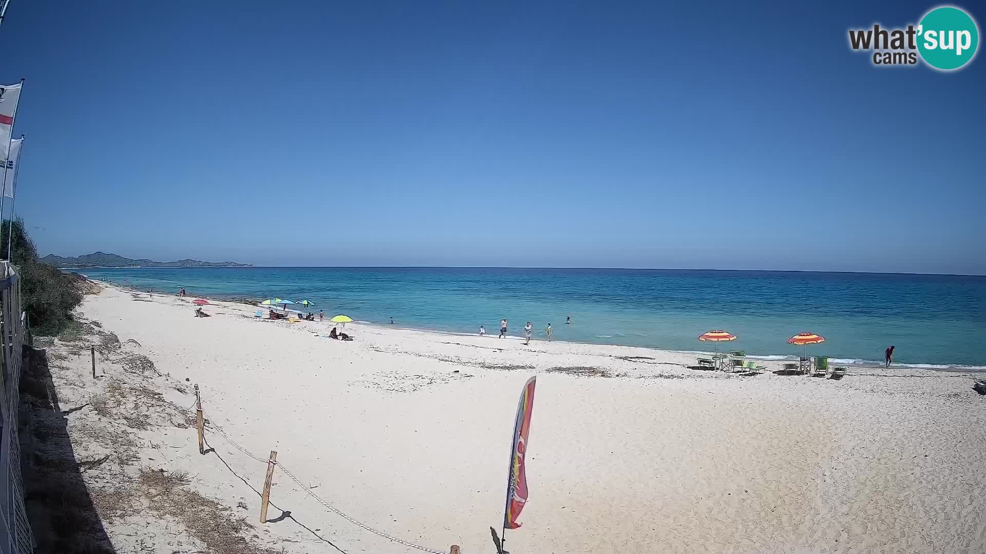 Spletna kamera Piscina Rei – Pogled v živo iz Costa Rei, Muravera