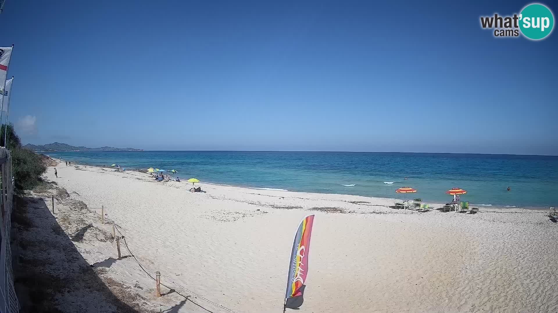 Spletna kamera Piscina Rei – Pogled v živo iz Costa Rei, Muravera