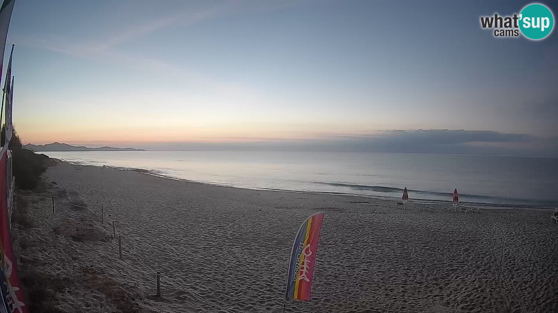 Webcam Piscina Rei – Vista live da Costa Rei, Muravera