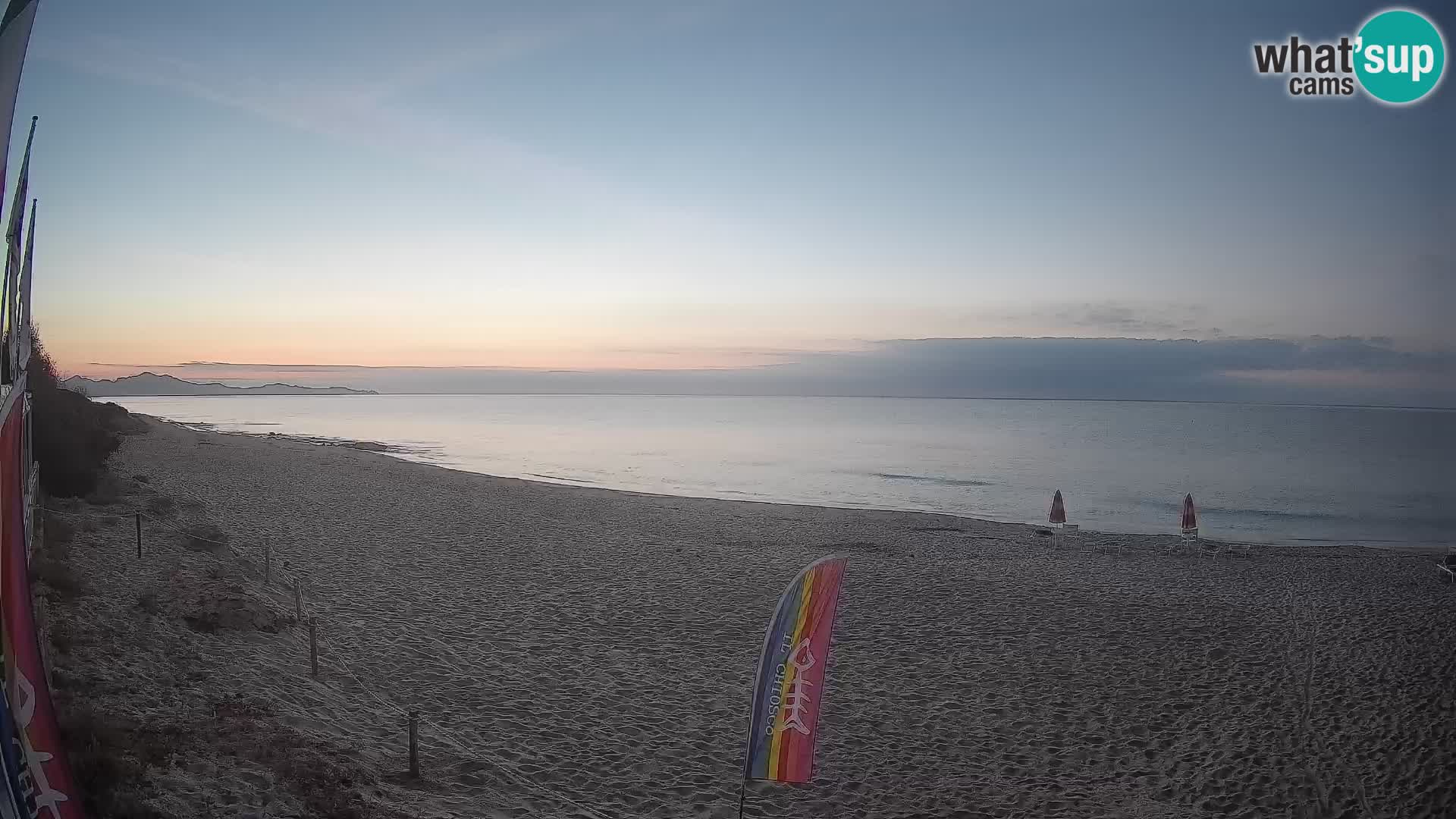 Webcam Piscina Rei – Vista live da Costa Rei, Muravera
