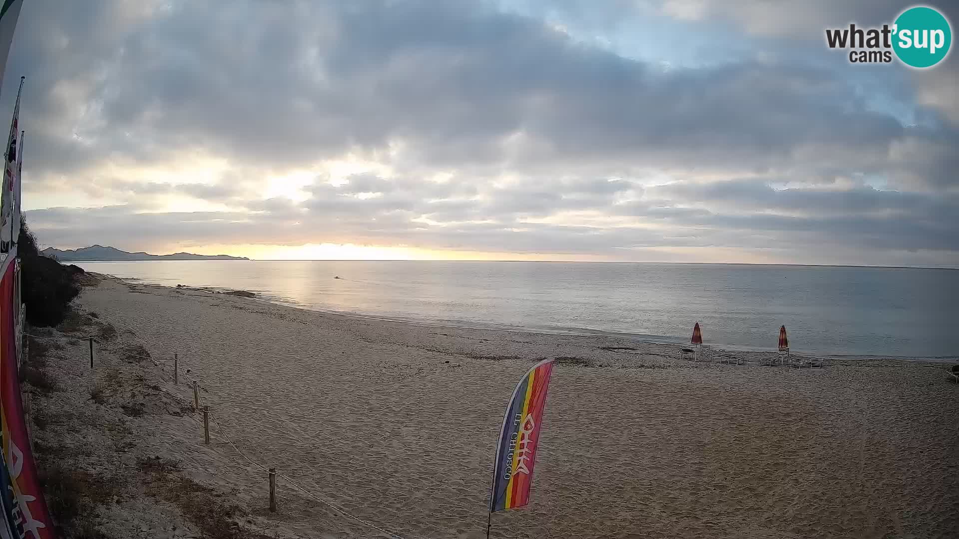 Webcam Piscina Rei – Vista live da Costa Rei, Muravera