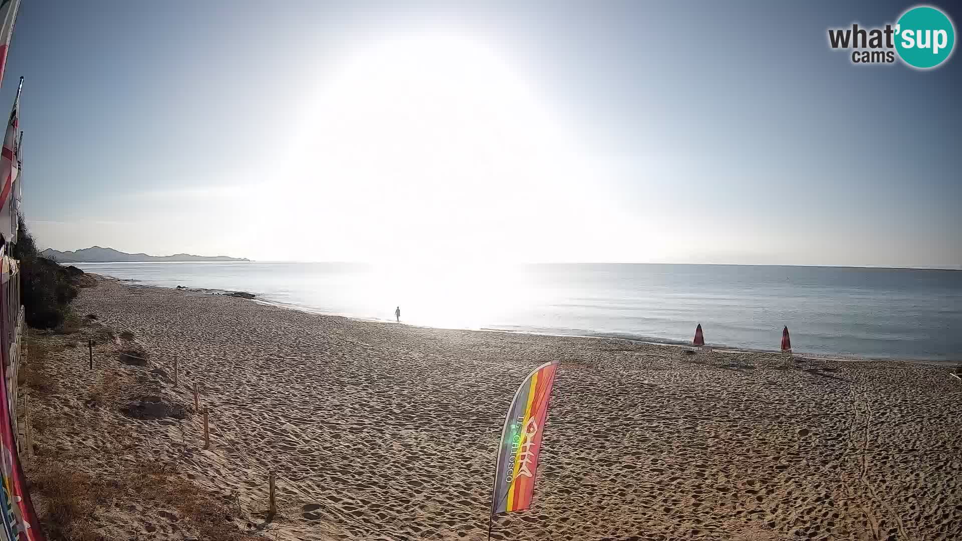 Webcam Piscina Rei – Vista live da Costa Rei, Muravera