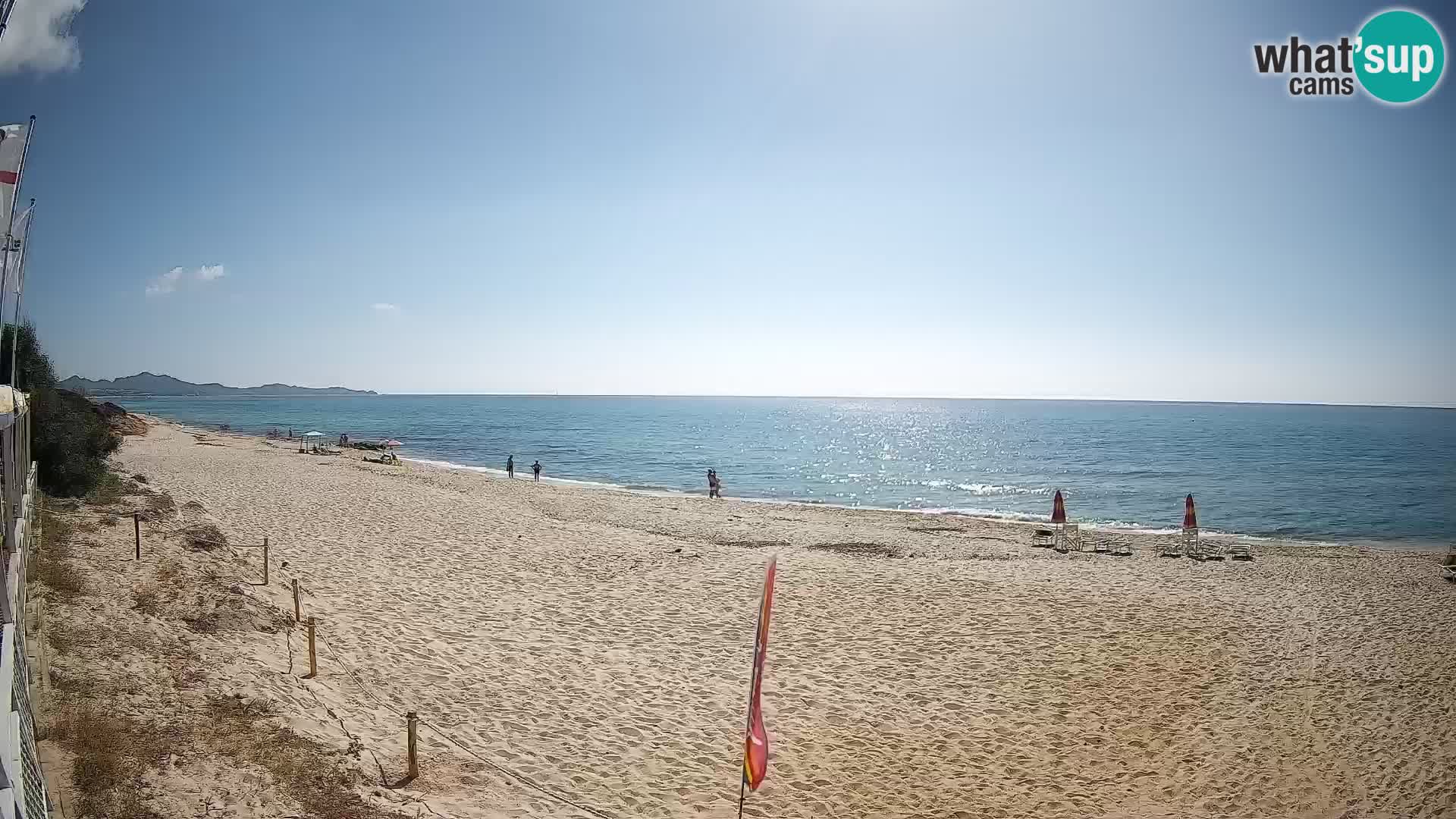 Webcam Piscina Rei – Vue en direct depuis Costa Rei, Muravera