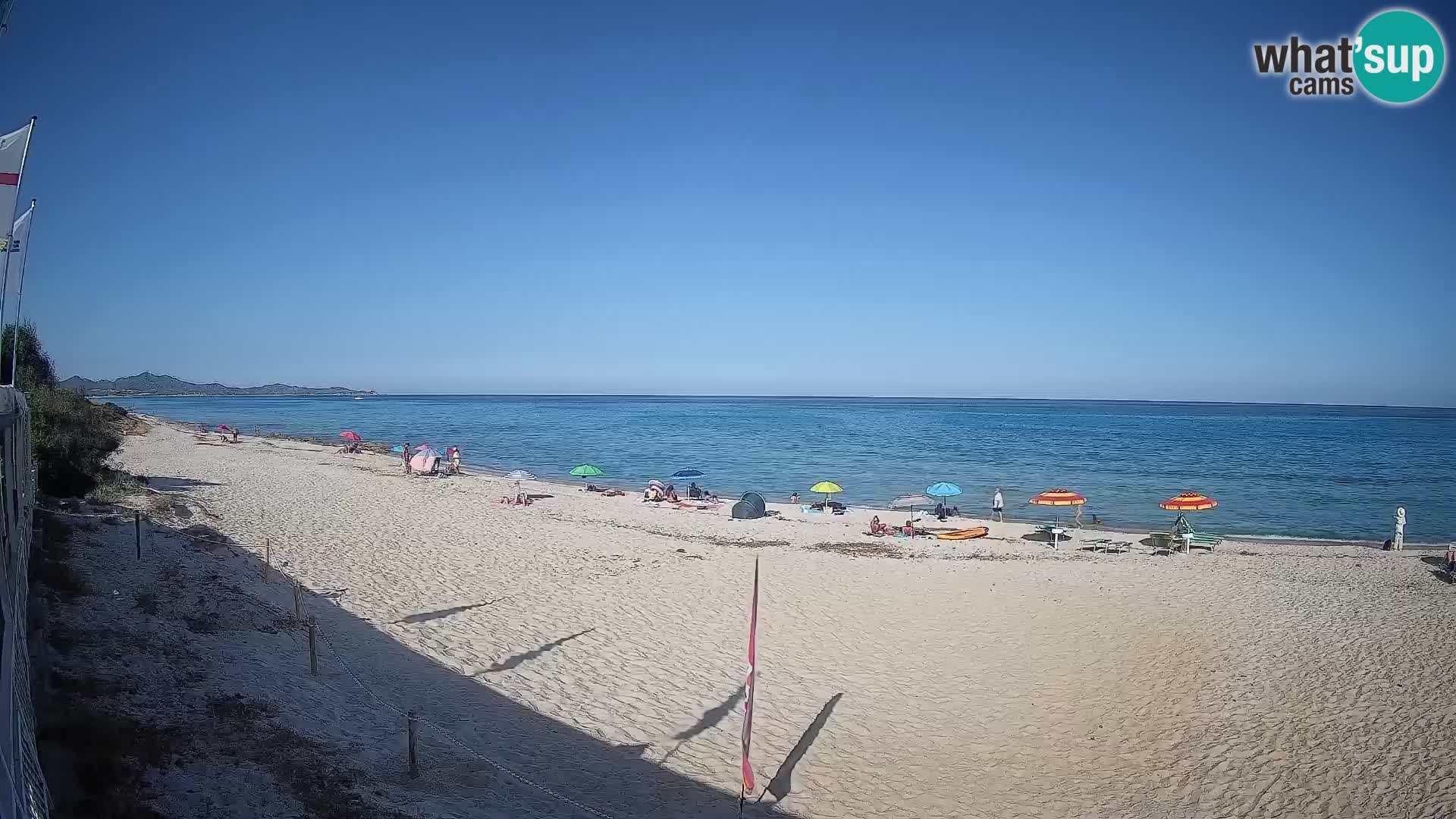 Webcam Piscina Rei – Vista live da Costa Rei, Muravera