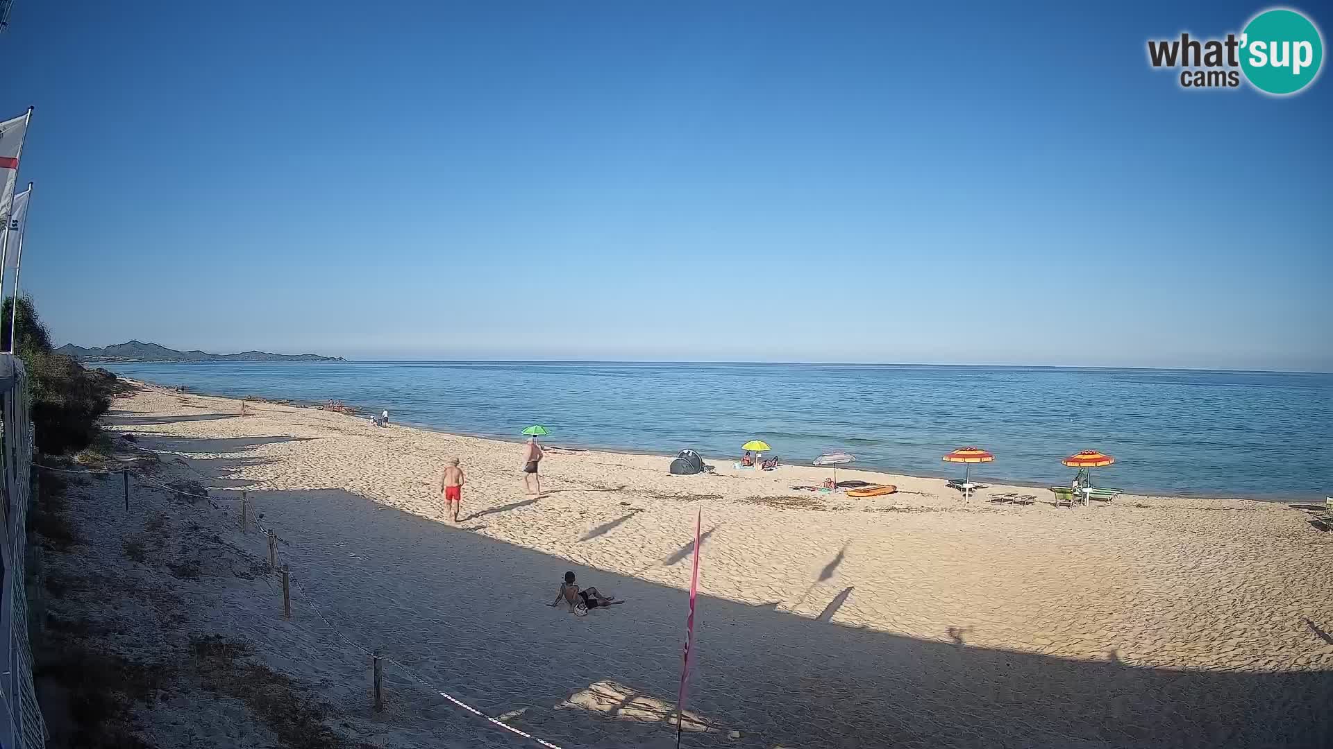 Webcam Piscina Rei – Vista live da Costa Rei, Muravera