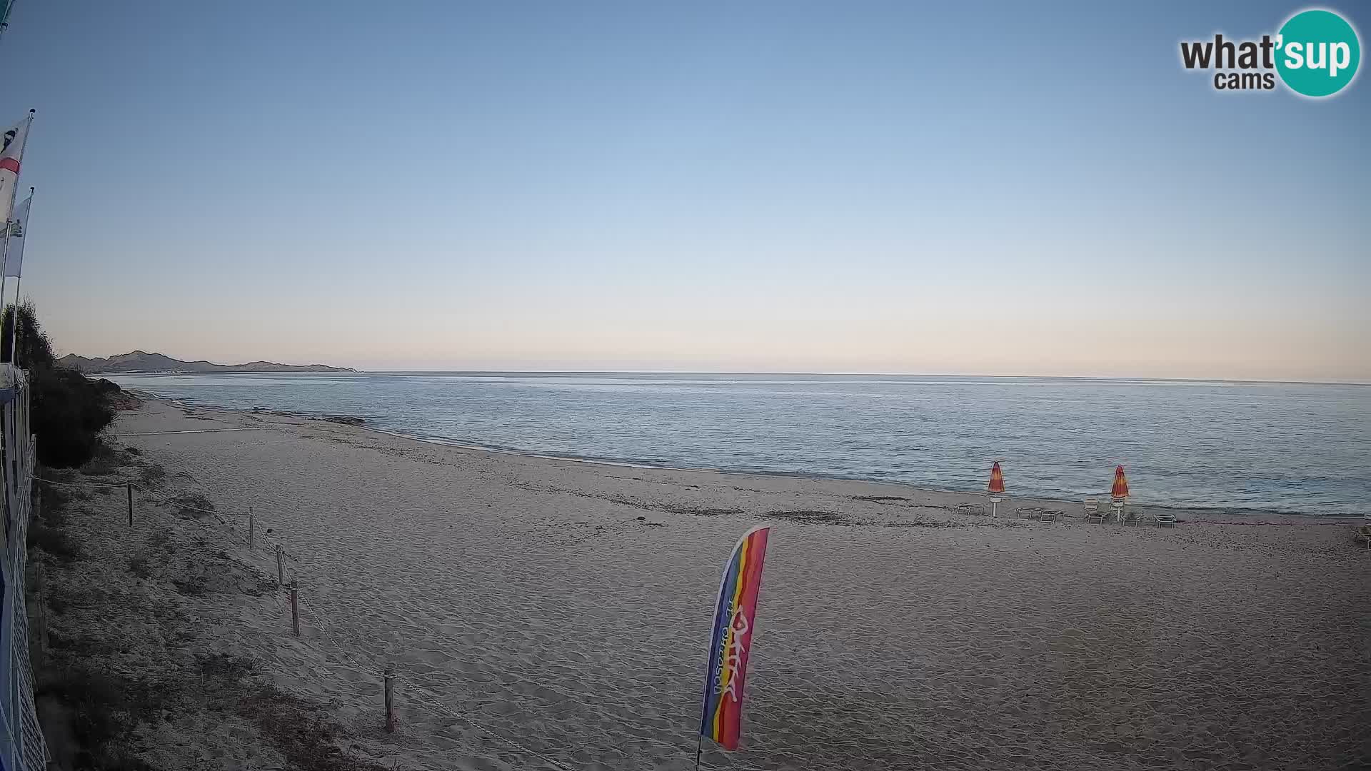 Webcam Piscina Rei – Vista live da Costa Rei, Muravera