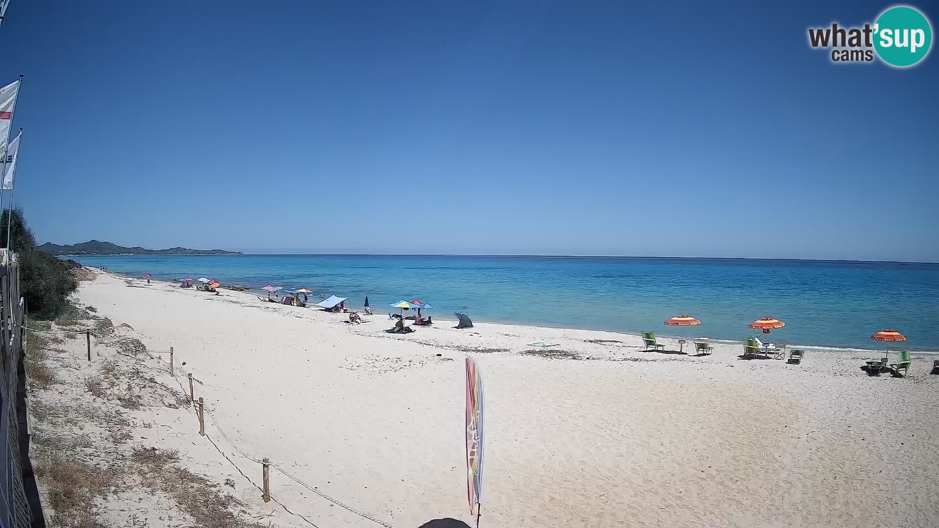 Spletna kamera Piscina Rei – Pogled v živo iz Costa Rei, Muravera