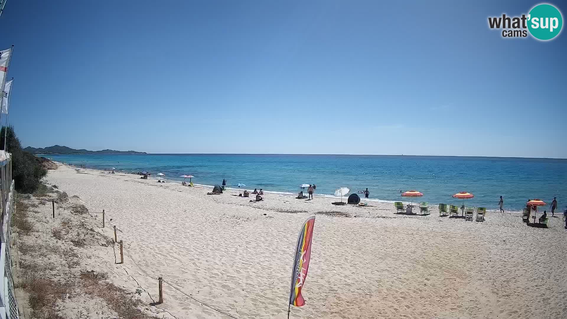 Webcam Piscina Rei – Vista en directo desde Costa Rei, Muravera