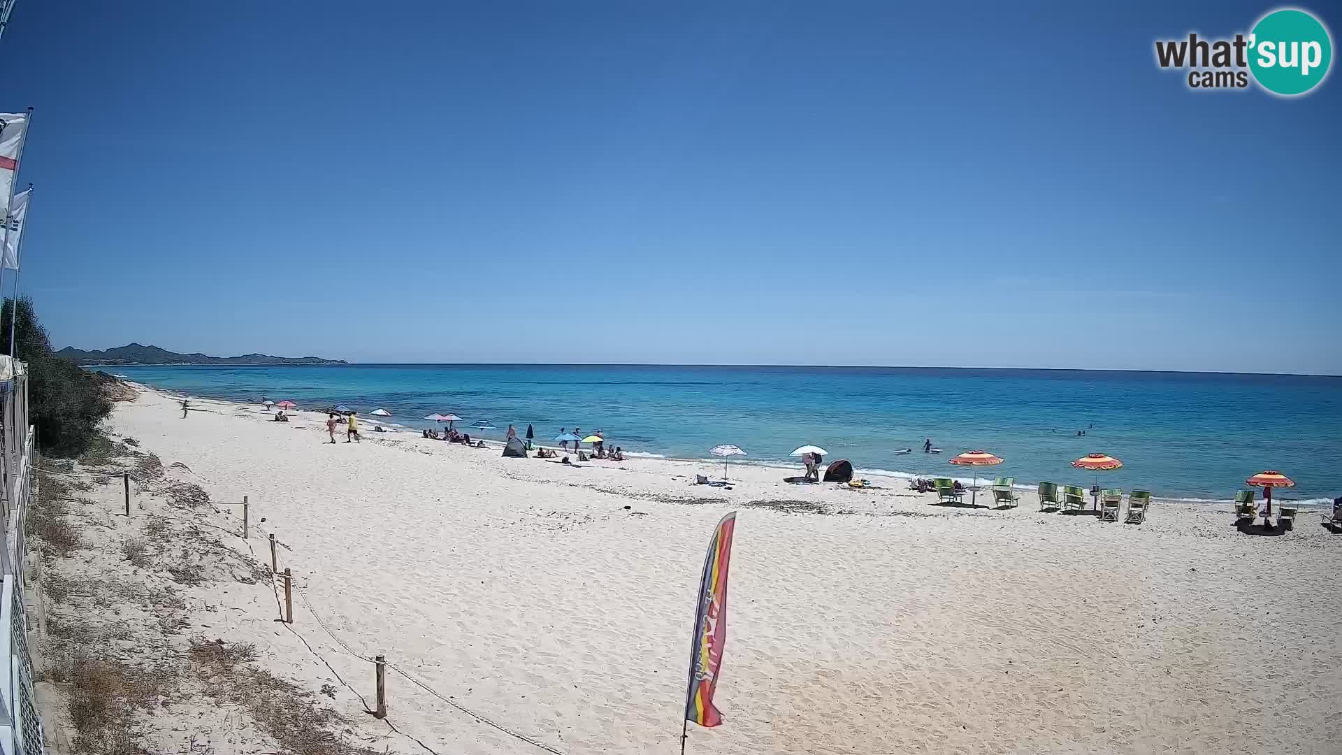 Webcam Piscina Rei – Vista live da Costa Rei, Muravera