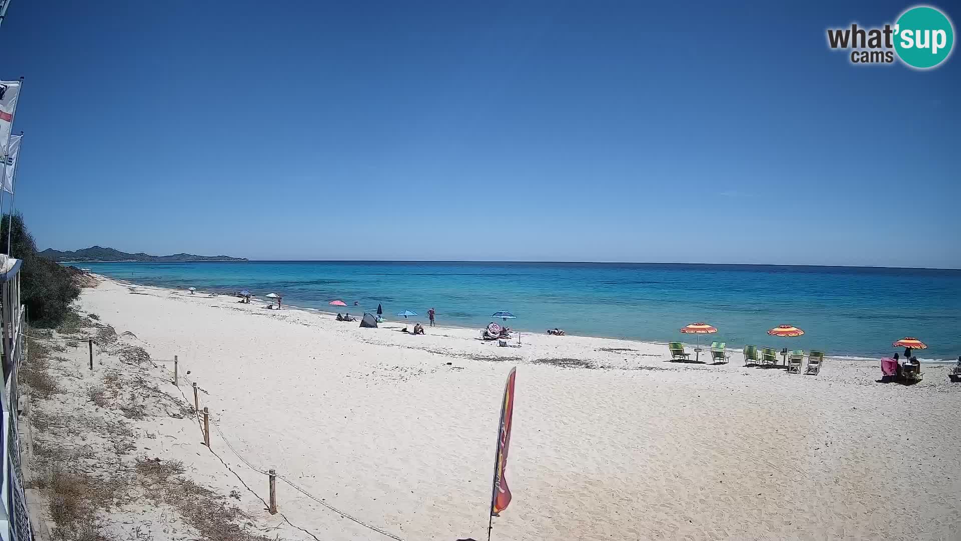 Webcam Piscina Rei – Vista en directo desde Costa Rei, Muravera