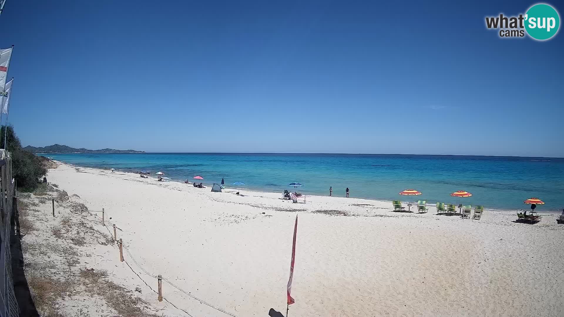 Webcam Piscina Rei – Vue en direct depuis Costa Rei, Muravera