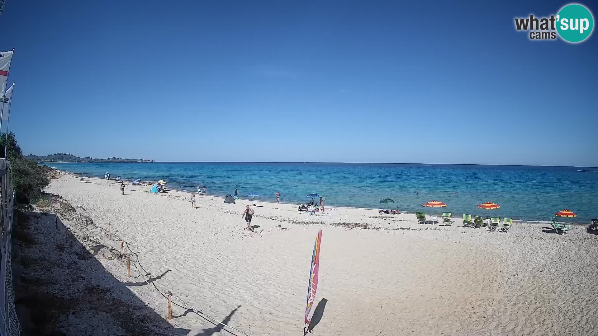 Spletna kamera Piscina Rei – Pogled v živo iz Costa Rei, Muravera