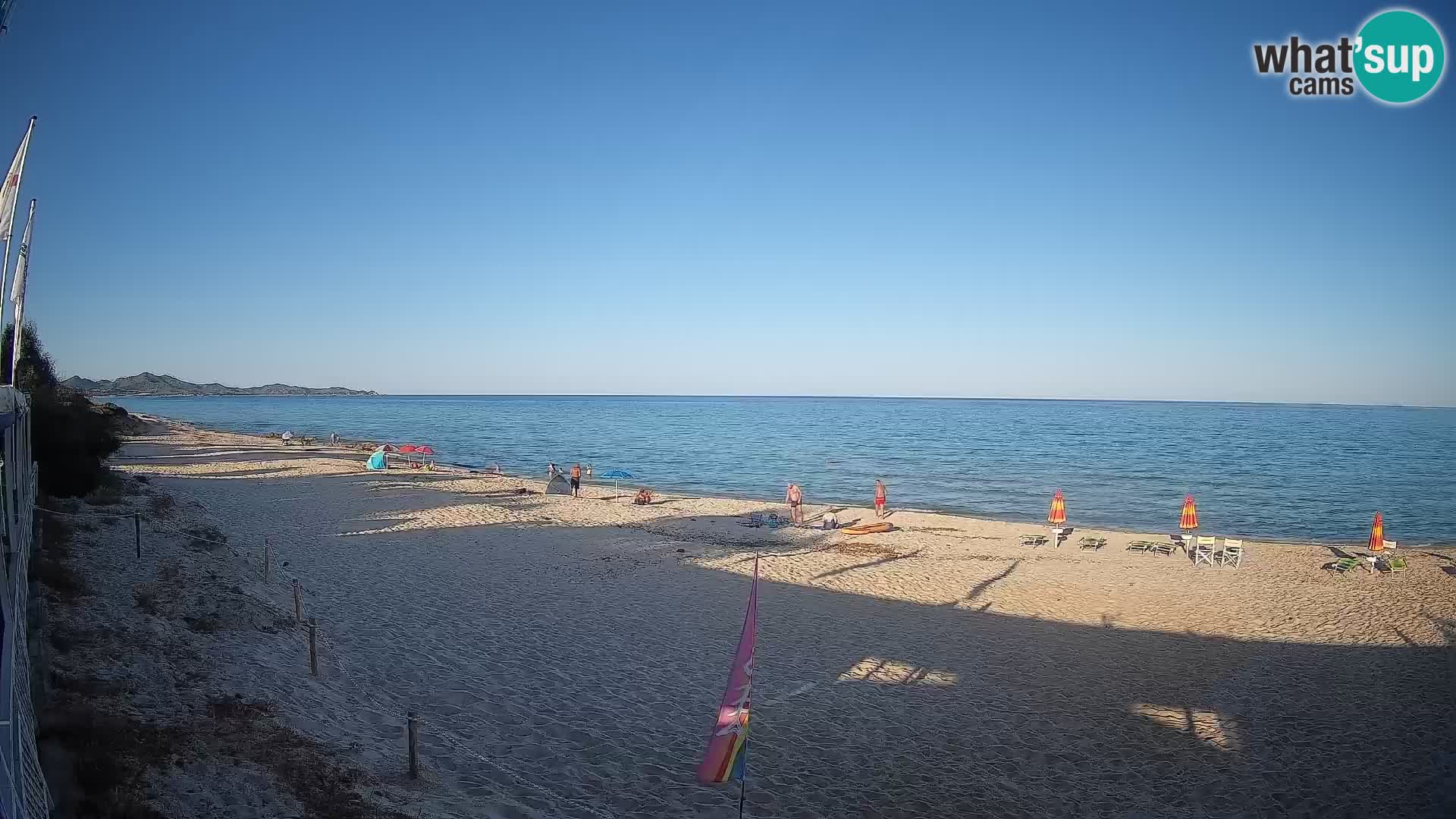 Webcam Piscina Rei – Vue en direct depuis Costa Rei, Muravera