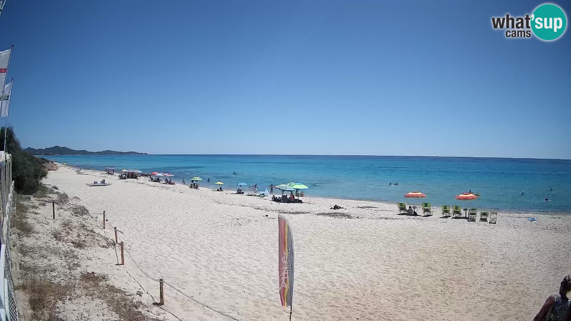 Webcam Piscina Rei – Vue en direct depuis Costa Rei, Muravera