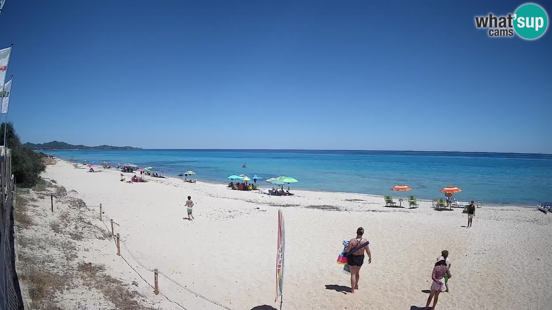 Webcam Piscina Rei – Vue en direct depuis Costa Rei, Muravera