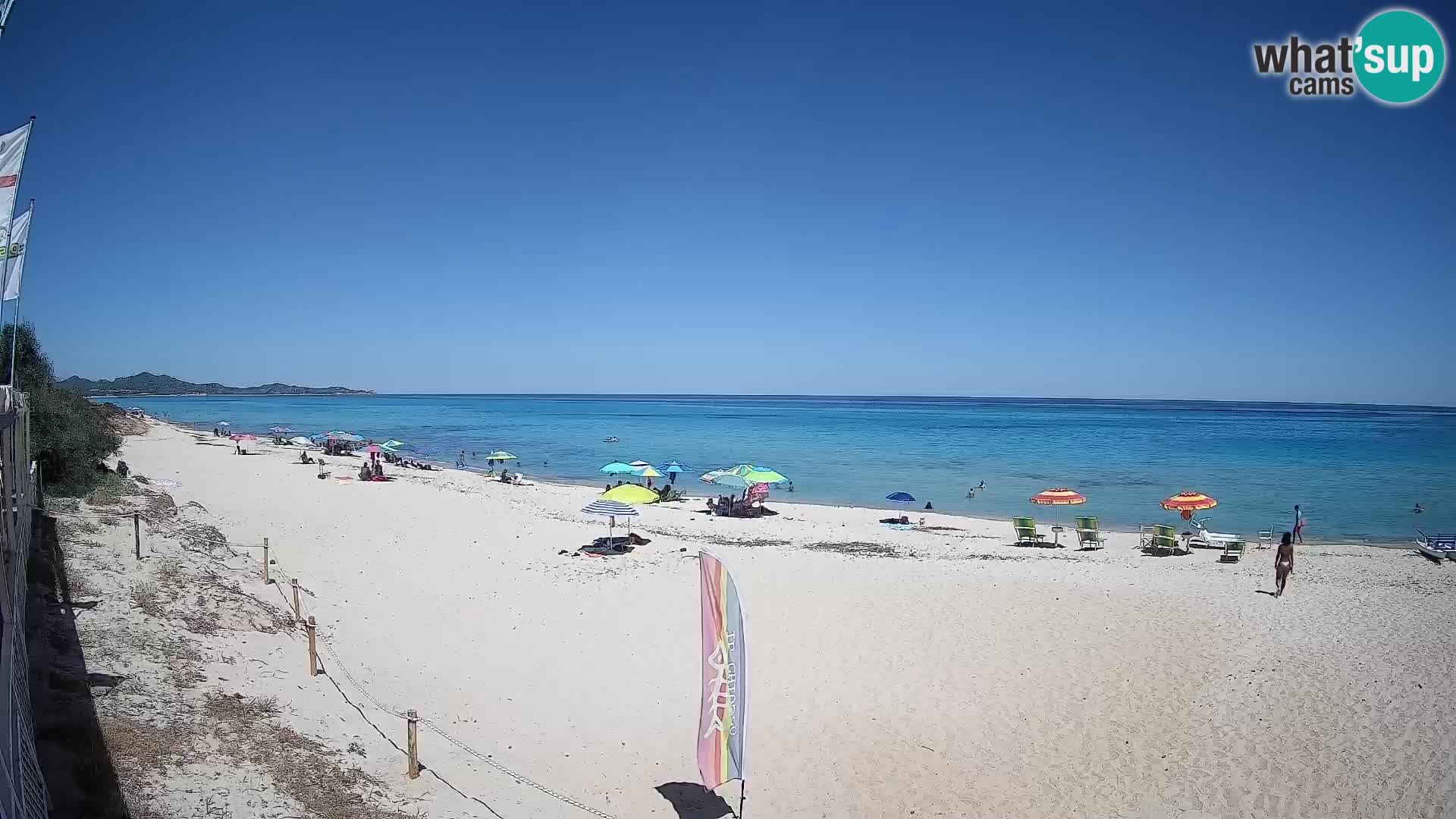 Webcam Piscina Rei – Vista en directo desde Costa Rei, Muravera