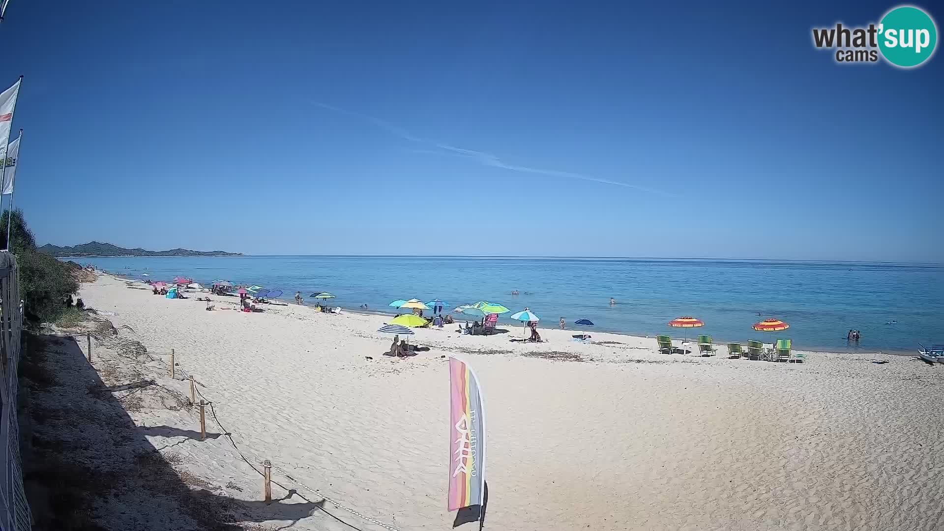 Webcam Piscina Rei – Vista en directo desde Costa Rei, Muravera