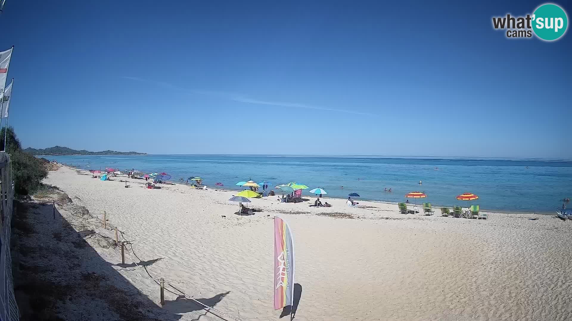 Webcam Piscina Rei – Vista live da Costa Rei, Muravera