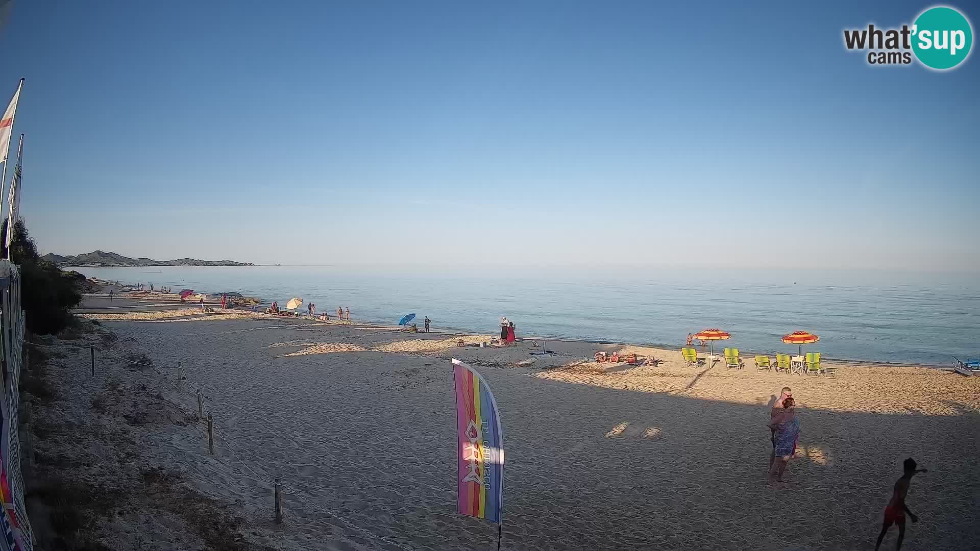 Webcam Piscina Rei – Vista live da Costa Rei, Muravera