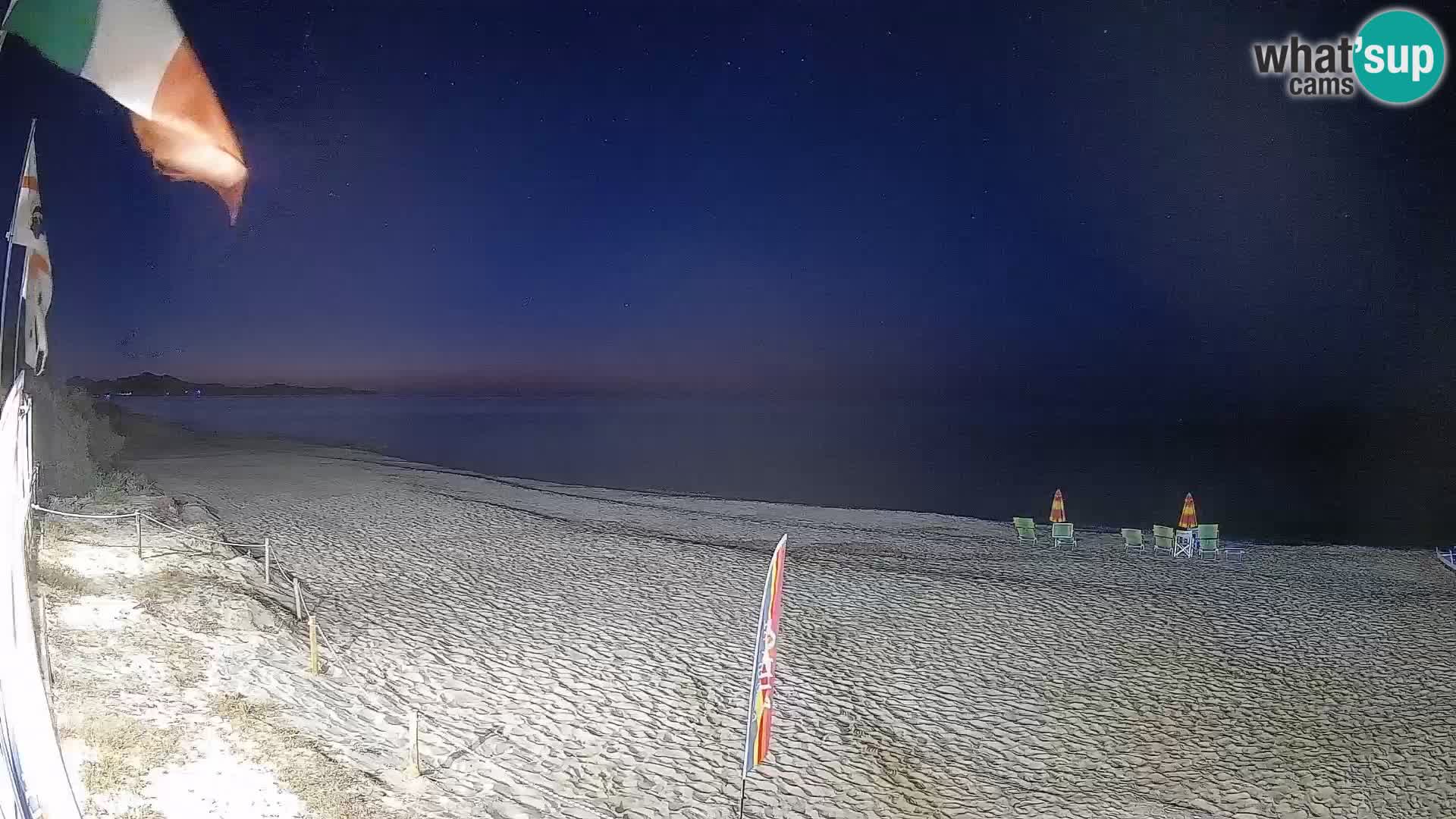 Webcam Piscina Rei – Vue en direct depuis Costa Rei, Muravera